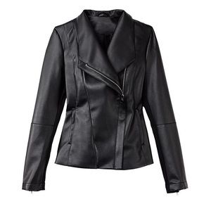 Faux Leather Jacket 3X